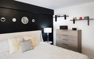 contemporary condo bedroom design